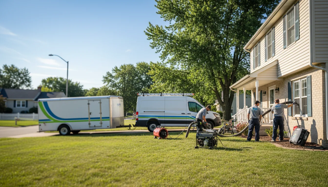 Flooded Basement Restoration And Cleanup With Repair in Eagan, MN near me